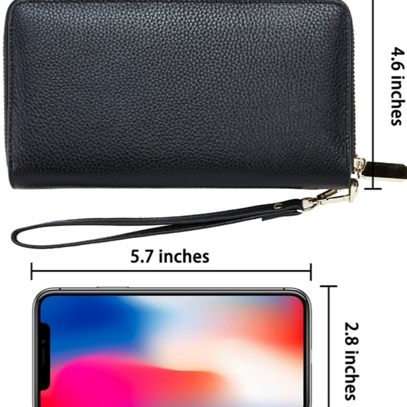 Womens Wallet Genuine Leather RFID Blockin… - Picture 4 of 9